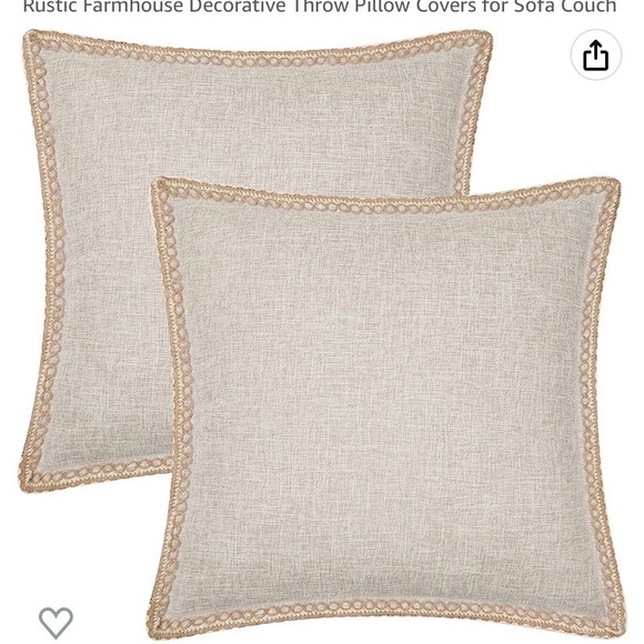 Lot 6 - New Pillow Covers -velvet/linen -no inserts Dark Blue and Cream see pics - Picture 6 of 8